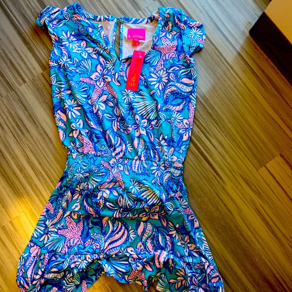 Ravi Short-Sleeved Romper Lilly Pullitzer NWT